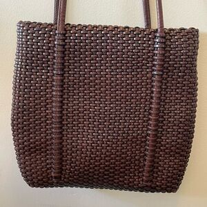 Vintage Nine West Woven Shoulder Bag